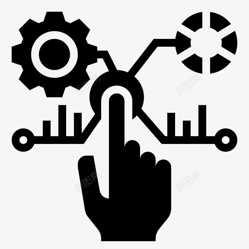 诊断分析图形图标svg_新图网 https://ixintu.com 交互 内容营销字形 分析 图形 设置 诊断