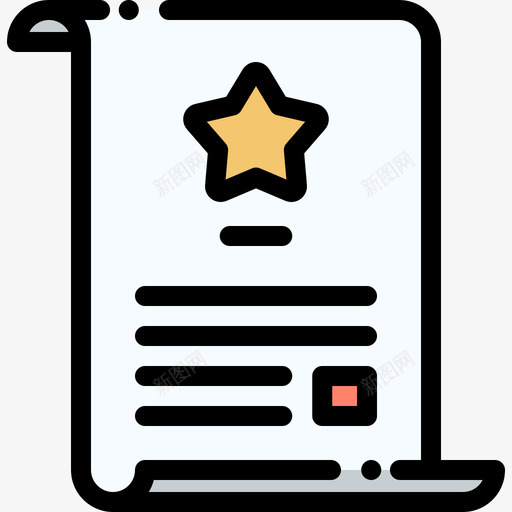 合同电影工业7线性色彩图标svg_新图网 https://ixintu.com 合同 工业 电影 线性 色彩