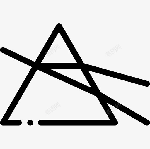 棱镜物理12线性图标svg_新图网 https://ixintu.com 棱镜 物理 线性