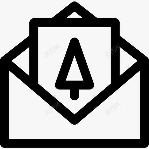 圣诞卡圣诞133直线型图标svg_新图网 https://ixintu.com 圣诞 圣诞卡 直线 线型