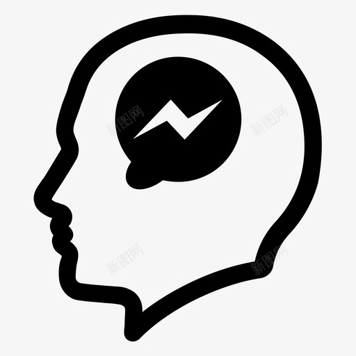 人物头像聊天图标svg_新图网 https://ixintu.com 人物 信使 办公 头像 聊天 设置