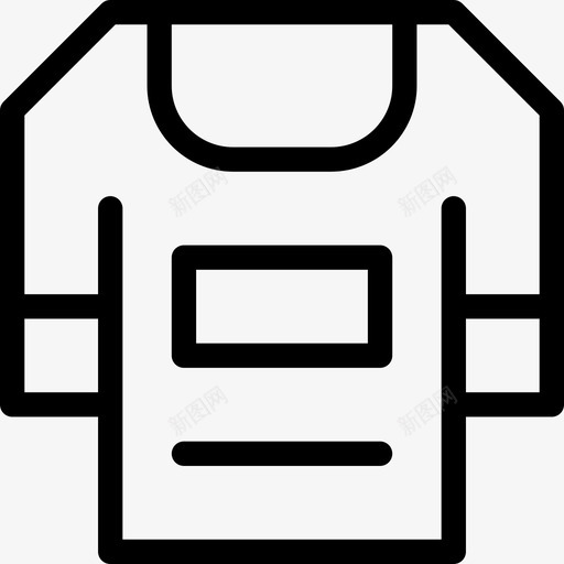 衬衫射箭直纹图标svg_新图网 https://ixintu.com 射箭 直纹 衬衫