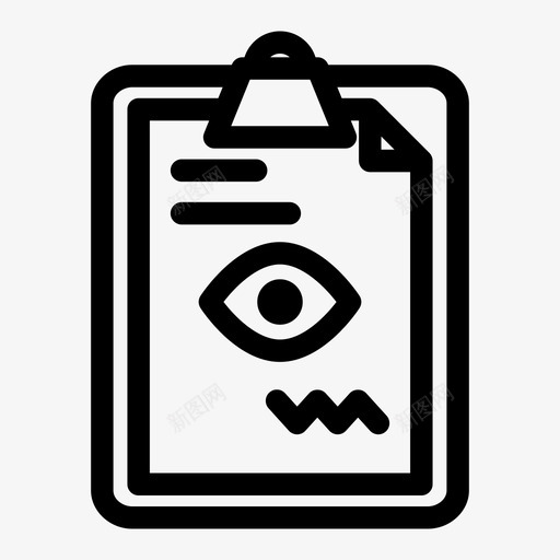 眼科检查视力检查图标svg_新图网 https://ixintu.com 检查 眼科 视力