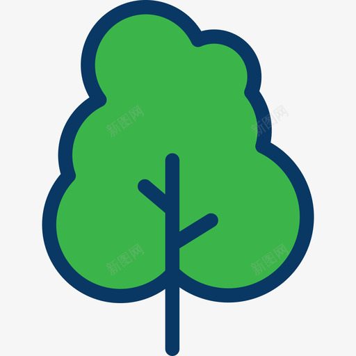 树自然59线形颜色图标svg_新图网 https://ixintu.com 树 线形颜色 自然59