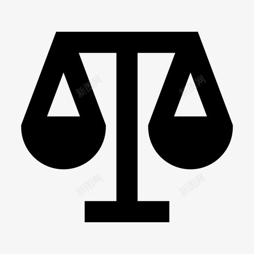 秤法庭法官图标svg_新图网 https://ixintu.com 旅行运输固体 法官 法庭 秤 重量 陪审团