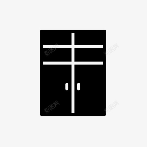 橱柜抽屉储物柜图标svg_新图网 https://ixintu.com 储物柜 填充 家具 抽屉 橱柜 衣柜