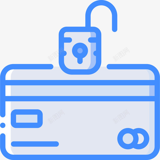 信用卡黑客26蓝色图标svg_新图网 https://ixintu.com 信用卡 蓝色 黑客