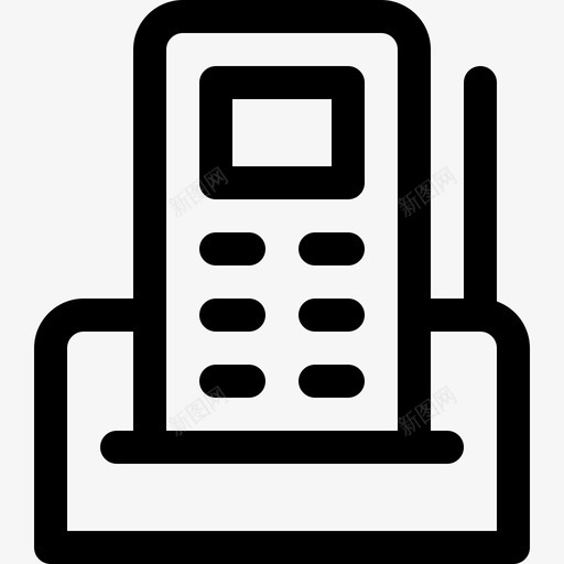 移动电话硬件10线性图标svg_新图网 https://ixintu.com 硬件10 移动电话 线性