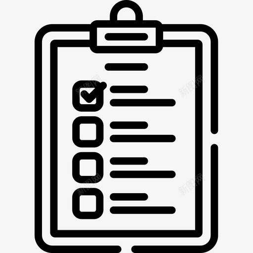 检查表战略管理7线性图标svg_新图网 https://ixintu.com 战略管理 检查表 线性