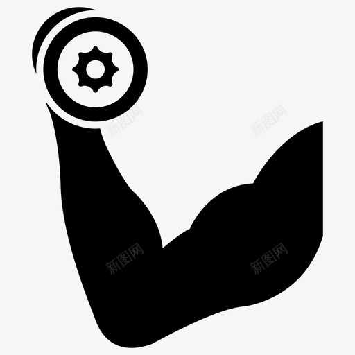 举重锻炼工具健身器材图标svg_新图网 https://ixintu.com 举重 健身器材 健身房 兴趣 哑铃 固体 图标 工具 爱好 锻炼