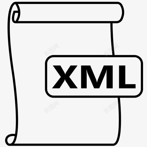 xml数据文件文件格式图标svg_新图网 https://ixintu.com xml xml文件 数据文件 文件格式 文件格式2