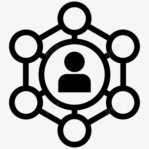 社区朋友群组图标svg_新图网 https://ixintu.com 人员 朋友 用户 社交 社区 群组