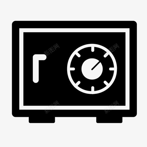 保险箱密码保管图标svg_新图网 https://ixintu.com 保护 保管 保险箱 安全 密码 贵重物品 锁