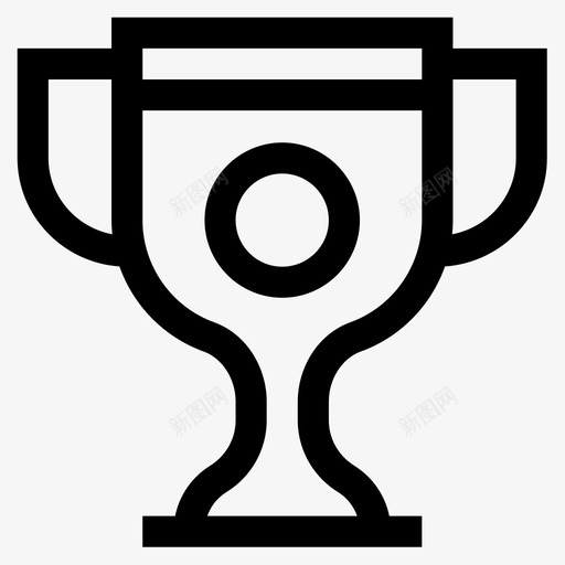 奖杯幸福4直系图标svg_新图网 https://ixintu.com 奖杯 幸福 直系