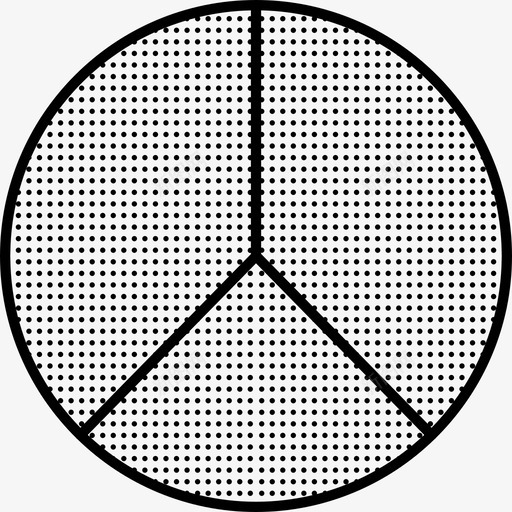 饼图数据统计图标svg_新图网 https://ixintu.com 数据 线图 统计 虚线 饼图
