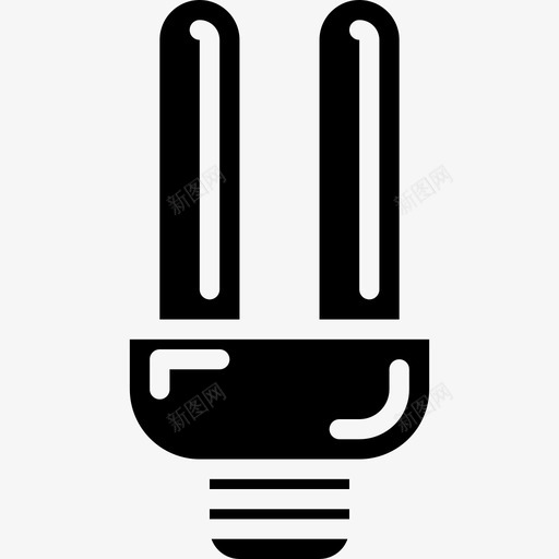 Led灯泡生态156填充图标svg_新图网 https://ixintu.com Led灯泡 填充 生态156