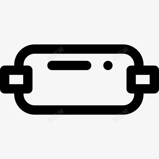 眼镜电子47线性图标svg_新图网 https://ixintu.com 电子 眼镜 线性