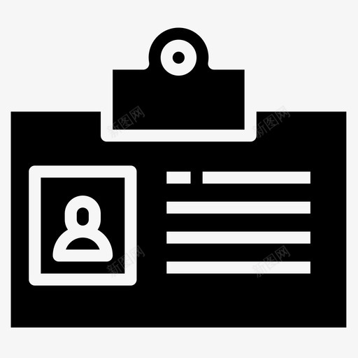 身份证学校50填图标svg_新图网 https://ixintu.com 填 学校50 身份证