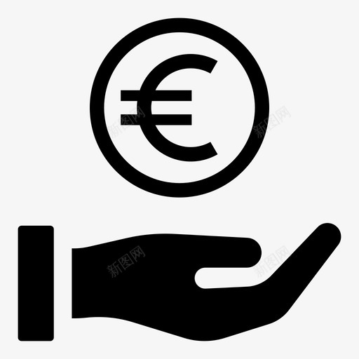 捐赠慈善资金图标svg_新图网 https://ixintu.com 分析 商业 慈善 捐赠 资金