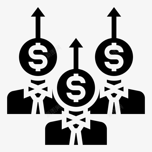 职业目标成长图标svg_新图网 https://ixintu.com 动力 动机 合作 商业 团队 成长 目标 职业