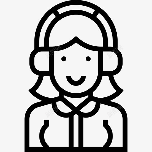 女性在线教育19岁直系图标svg_新图网 https://ixintu.com 19岁 在线教育 女性 直系