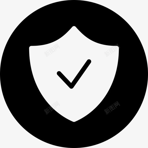 安全保护护盾图标svg_新图网 https://ixintu.com 保护 填充 安全 护盾 购物