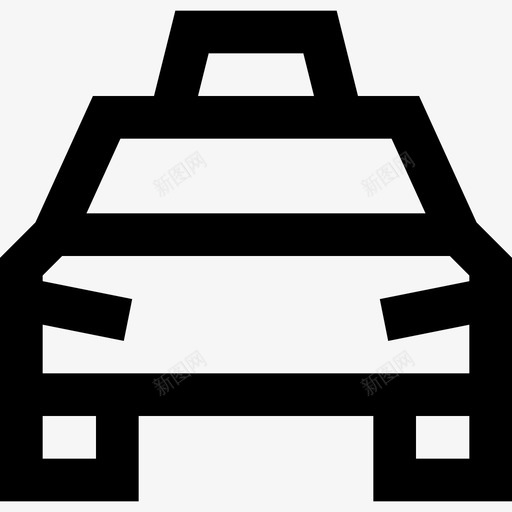 出租车交通101直达图标svg_新图网 https://ixintu.com 交通101 出租车 直达
