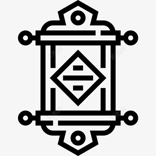 神圣农历新年27直系图标svg_新图网 https://ixintu.com 农历新年27 直系 神圣
