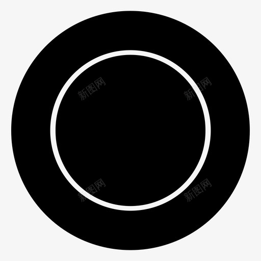 盘子陶器食物图标svg_新图网 https://ixintu.com 厨房 家用设备 盘子 陶器 食物