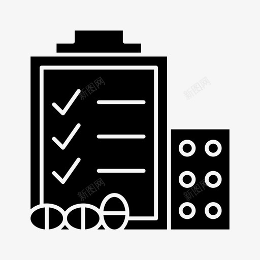 健康检查检查表医学图标svg_新图网 https://ixintu.com 健康 医学 检查 检查表