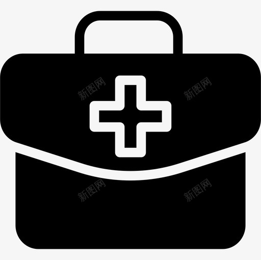 急救箱医用130固体图标svg_新图网 https://ixintu.com 医用 固体 急救箱