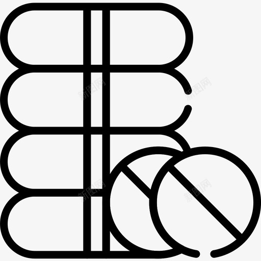 维生素营养3线性图标svg_新图网 https://ixintu.com 线性 维生素 营养