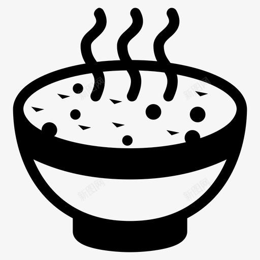 汤碗煮图标svg_新图网 https://ixintu.com