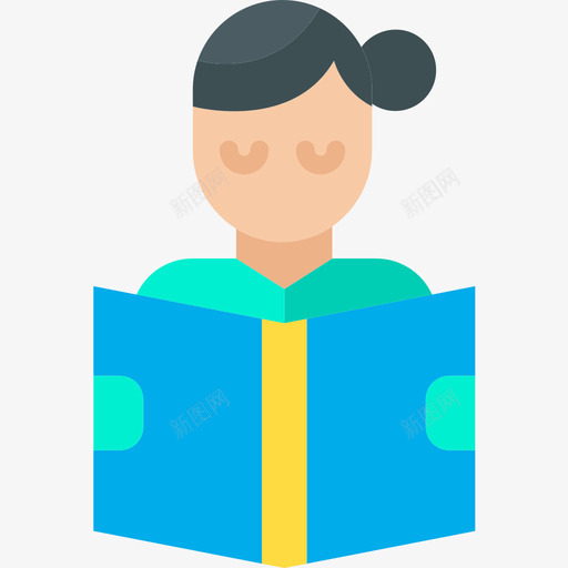 学生在线学习25图标svg_新图网 https://ixintu.com 在线学习 学生 平级