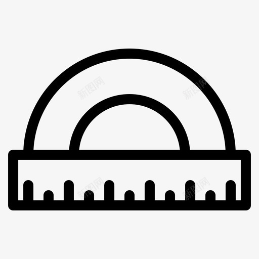 角度构造测量图标svg_新图网 https://ixintu.com 工程线 构造 标尺 比例尺 测量 角度