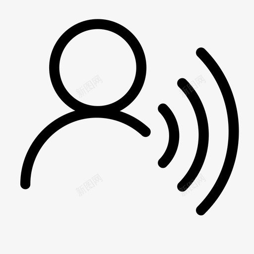 人体红外传感器svg_新图网 https://ixintu.com 人体红外传感器