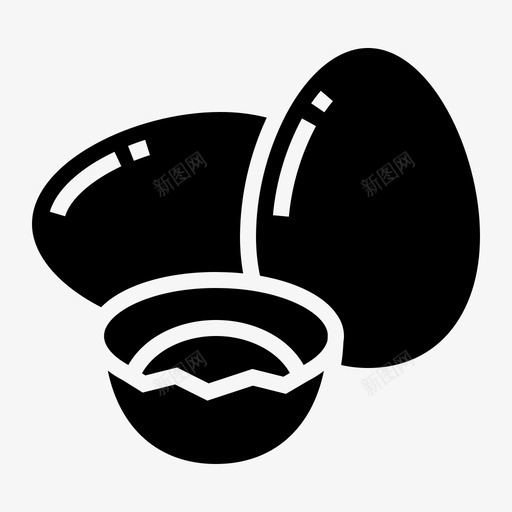 鸡蛋健康矿物质图标svg_新图网 https://ixintu.com 健康 健康食品 固体 矿物质 蛋白质 鸡蛋