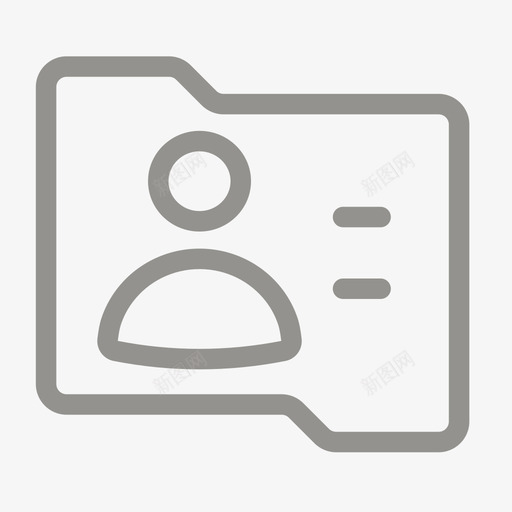 通讯录_未选中svg_新图网 https://ixintu.com 通讯录_未选中