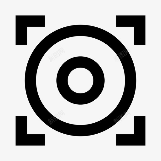 聚焦瞄准照相机图标svg_新图网 https://ixintu.com 捕捉 方格 照相机 目标 瞄准 聚焦
