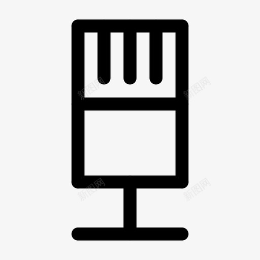 麦克风音频广播图标svg_新图网 https://ixintu.com 带圆 广播 录音 直线 采访 音频 麦克风