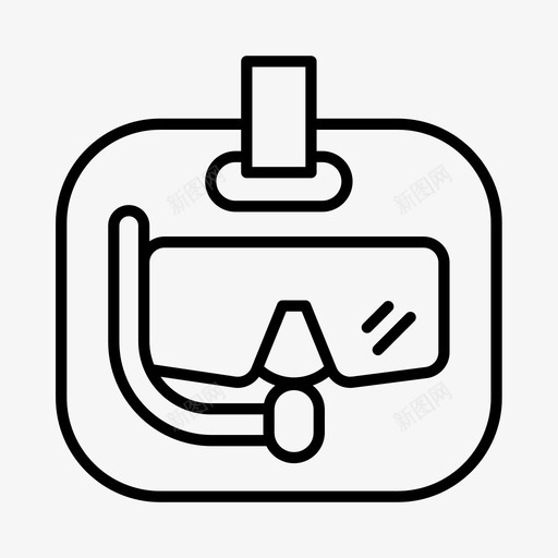 潜水执照水上潜水教练图标svg_新图网 https://ixintu.com 水上 水上运动 水肺潜水 潜水执照 潜水教练