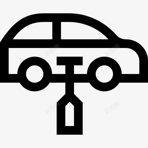 跑车拍卖3直线型图标svg_新图网 https://ixintu.com 拍卖 直线 线型 跑车