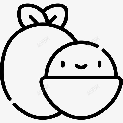 荔枝农历23年直系图标svg_新图网 https://ixintu.com 农历23年 直系 荔枝