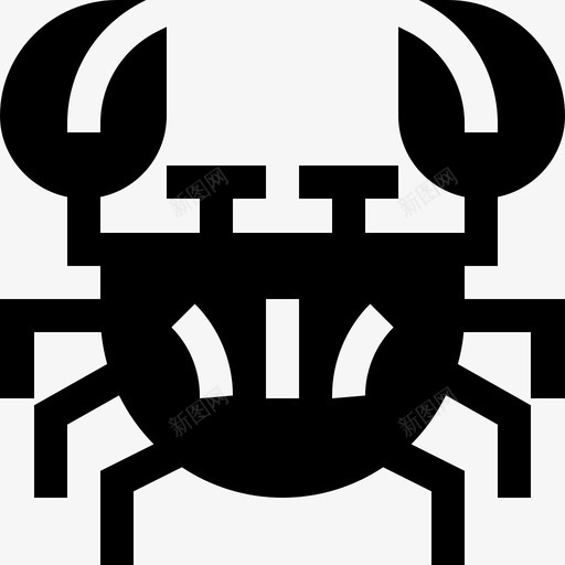 甲壳类动物生物学5填充图标svg_新图网 https://ixintu.com 填充 生物学5 甲壳类动物