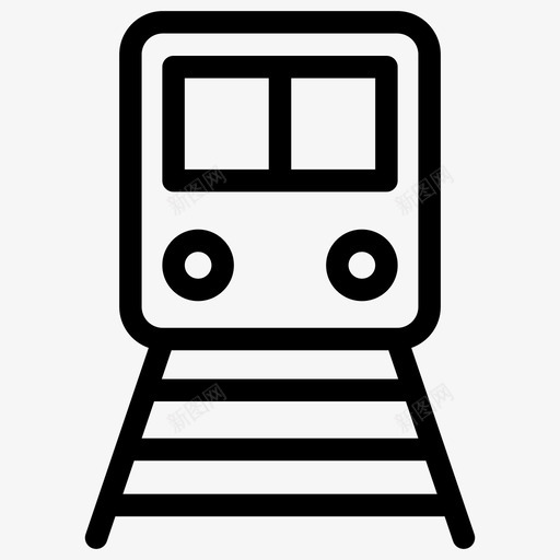 城市交通地铁图标svg_新图网 https://ixintu.com 地铁 城市交通