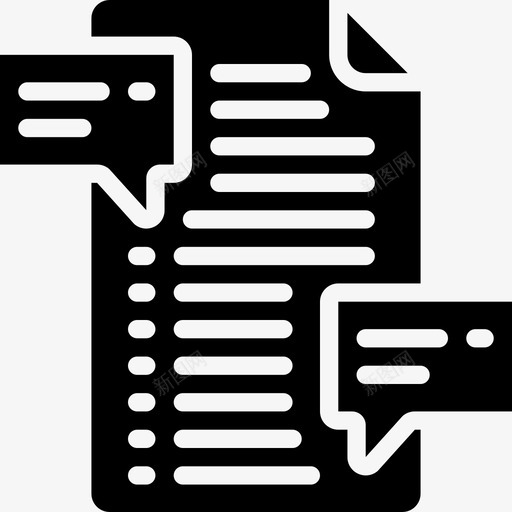 文档注释人工智能机器学习图标svg_新图网 https://ixintu.com ml 人工智能 字形 学习 文档 机器 注释