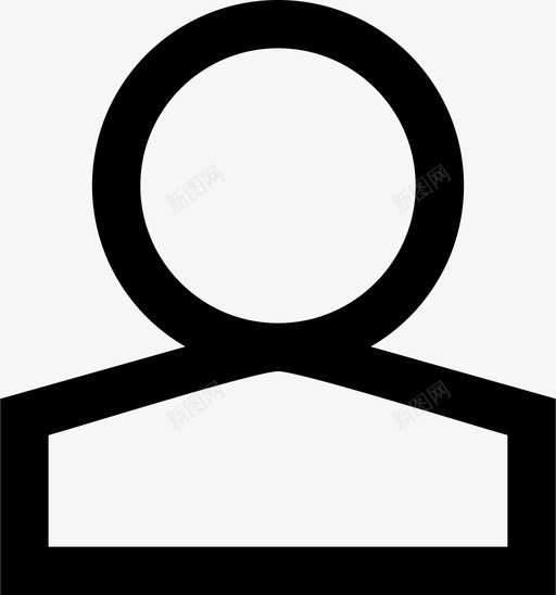 人用户女人图标svg_新图网 https://ixintu.com 女人 用户