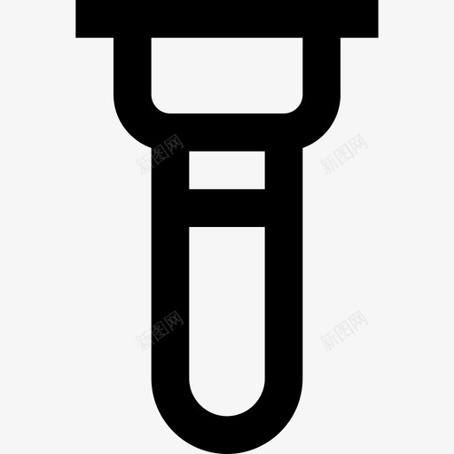 手电筒野营105直线型图标svg_新图网 https://ixintu.com 手电筒 直线 线型 野营
