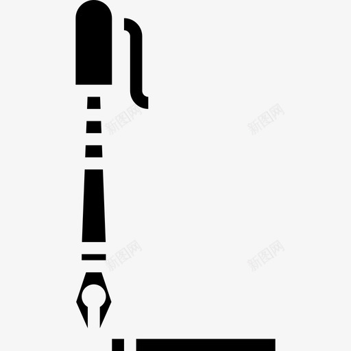 笔办公室供应商2填充图标svg_新图网 https://ixintu.com 办公室供应商2 填充 笔