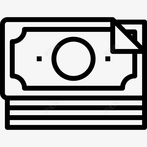 票据9月投资2线性图标svg_新图网 https://ixintu.com 9月投资2 票据 线性